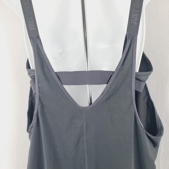 Nike Women's Black Dri-FIT Woven 2-in-1 Training Sports Tank Top Size XL - Picture 8 of 10